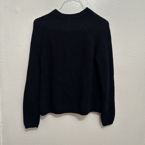 Quince Navy Blue Crew Neck Sweater - Picture 7 of 9